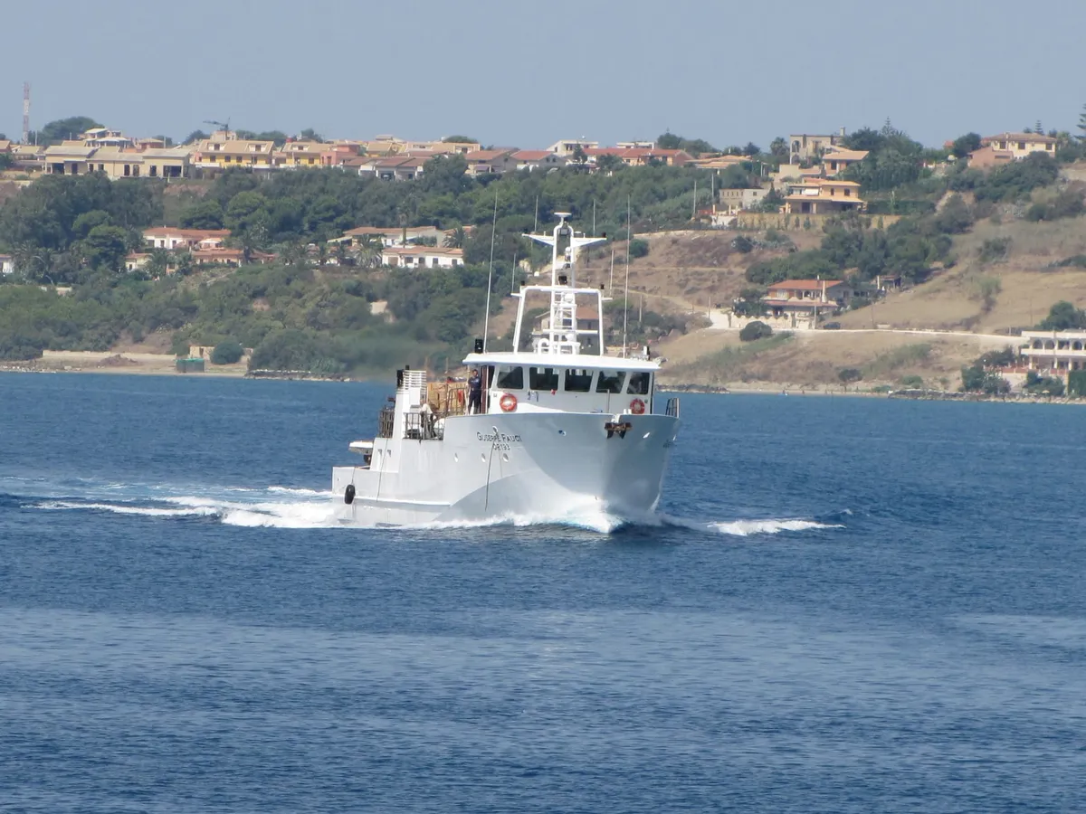 샤카 항구의 어선